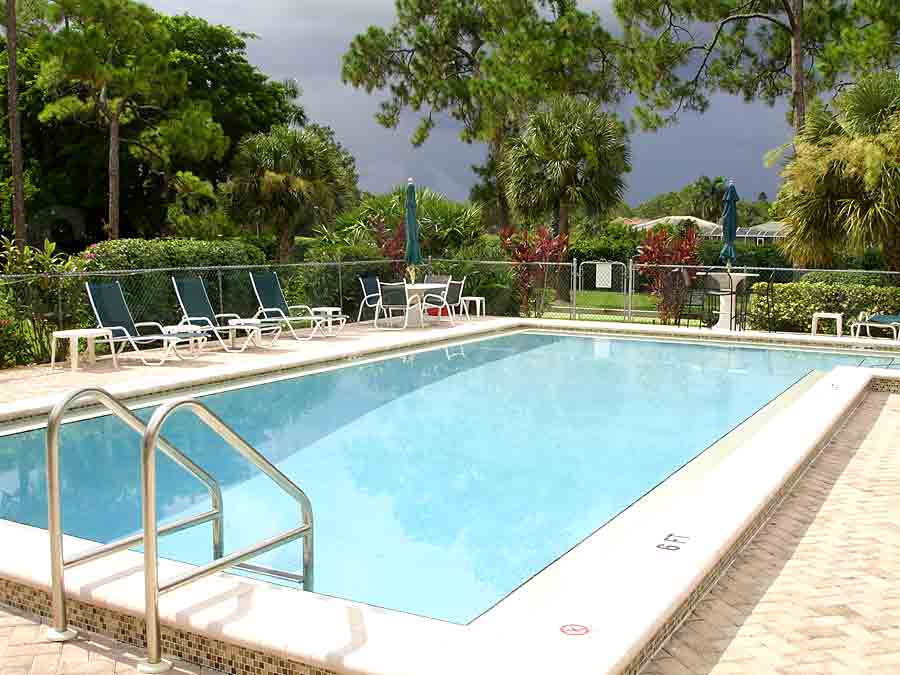 Augusta Court Community Pool and Sun Deck Furnishings